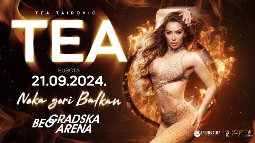 Tea Tairović - Beogradska arena, koncert 21. septembra