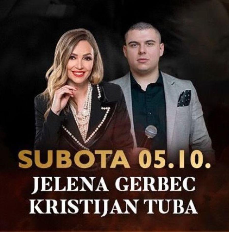 Kristijan Tuba i Jelena Gerbec 5. oktobara u Klubu narodnjaka